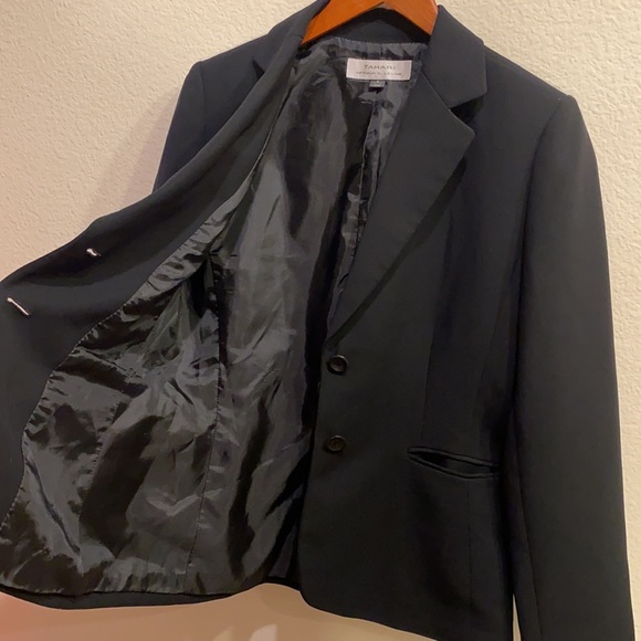 Tahari ASL Arthur S Levine Blazer Coat Jacket Size 4 Like NEW - Picture 4 of 4